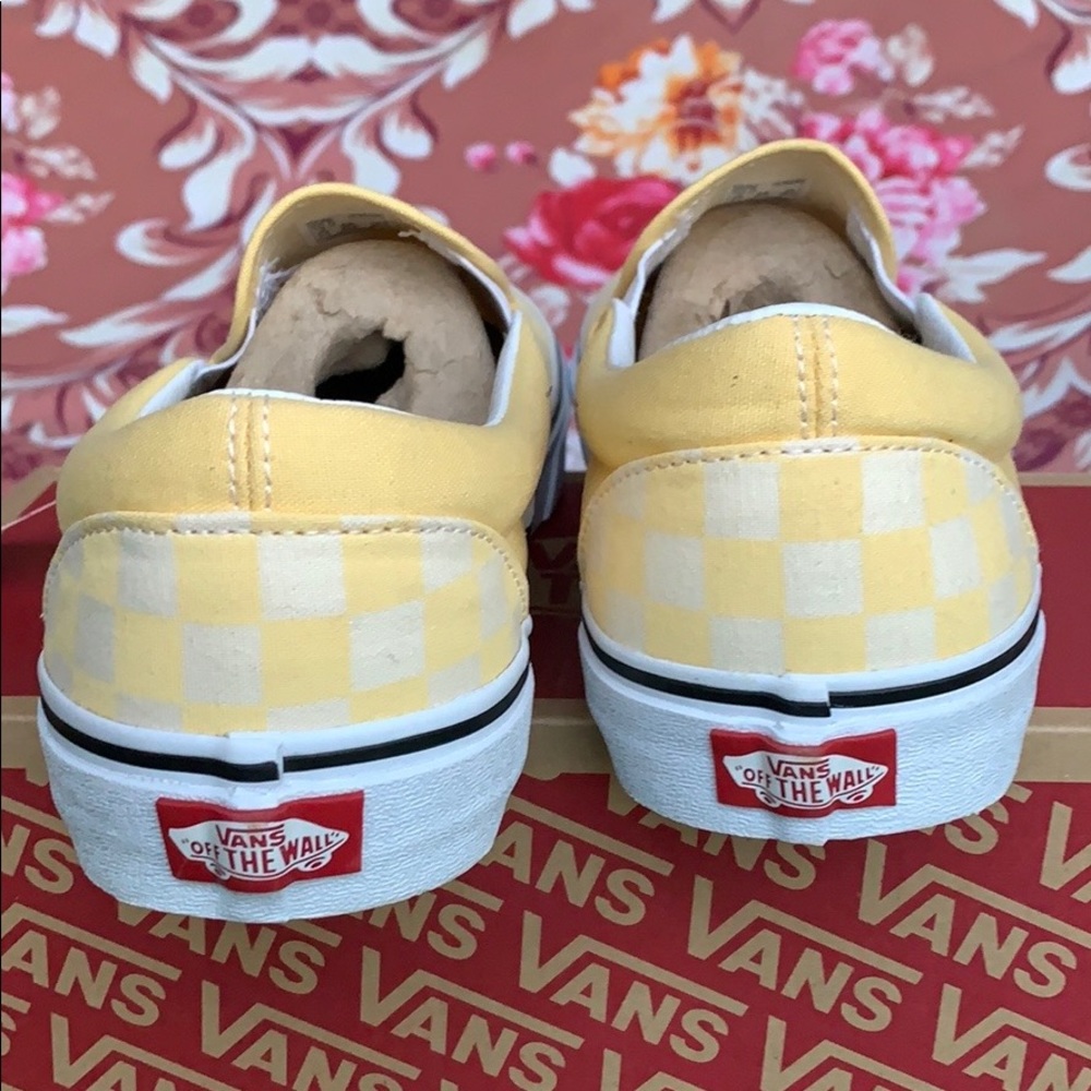 VANS CLASSIC SLIP ON CHECKERBOARD Gldnhztrwht MEN’ - Picture 10 of 16